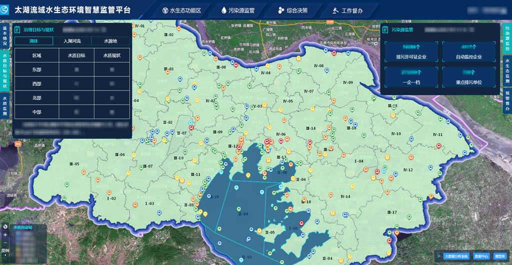 太湖流域水生态环境智慧监管平台